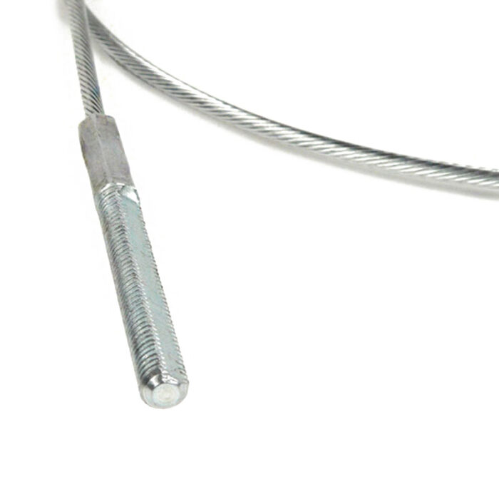 Rear brake cable with integrated registry
